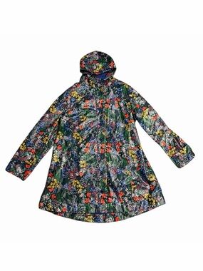 Avoca Rain Coat Hooded Jacket Floral 4